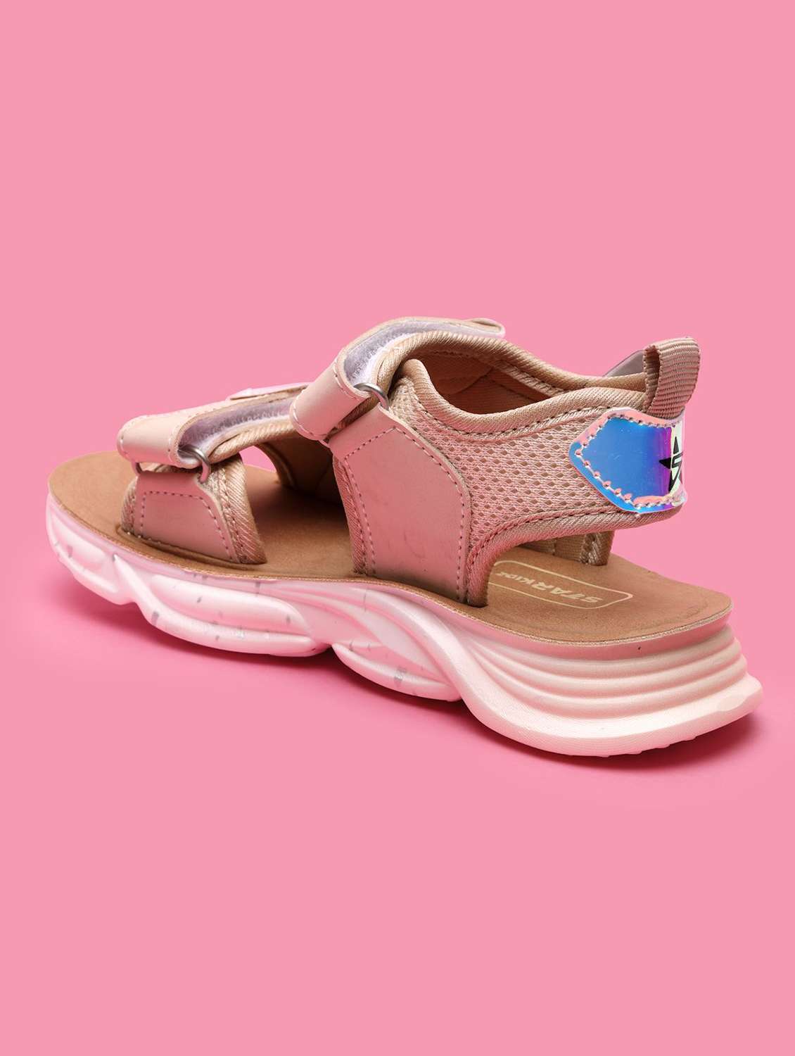 girls printed ankle strap floaters - 22556989 -  Standard Image - 2