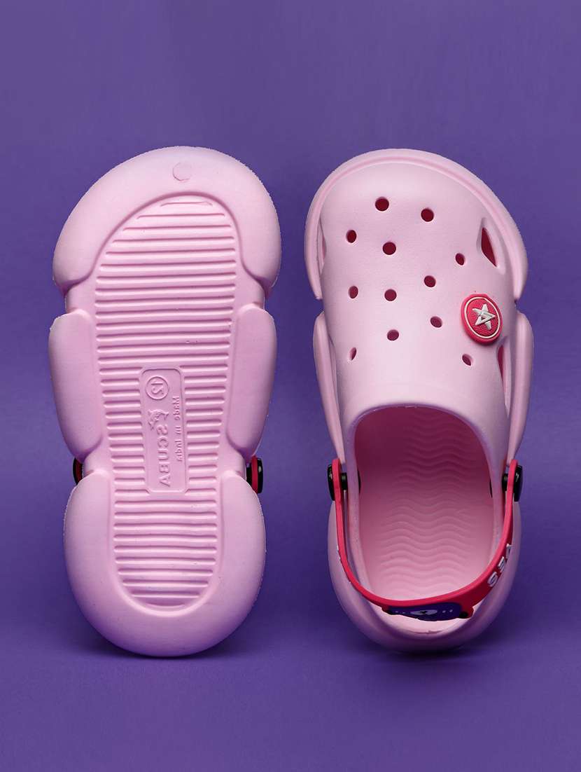 girls applique detailed back strap clogs - 22557005 -  Standard Image - 2