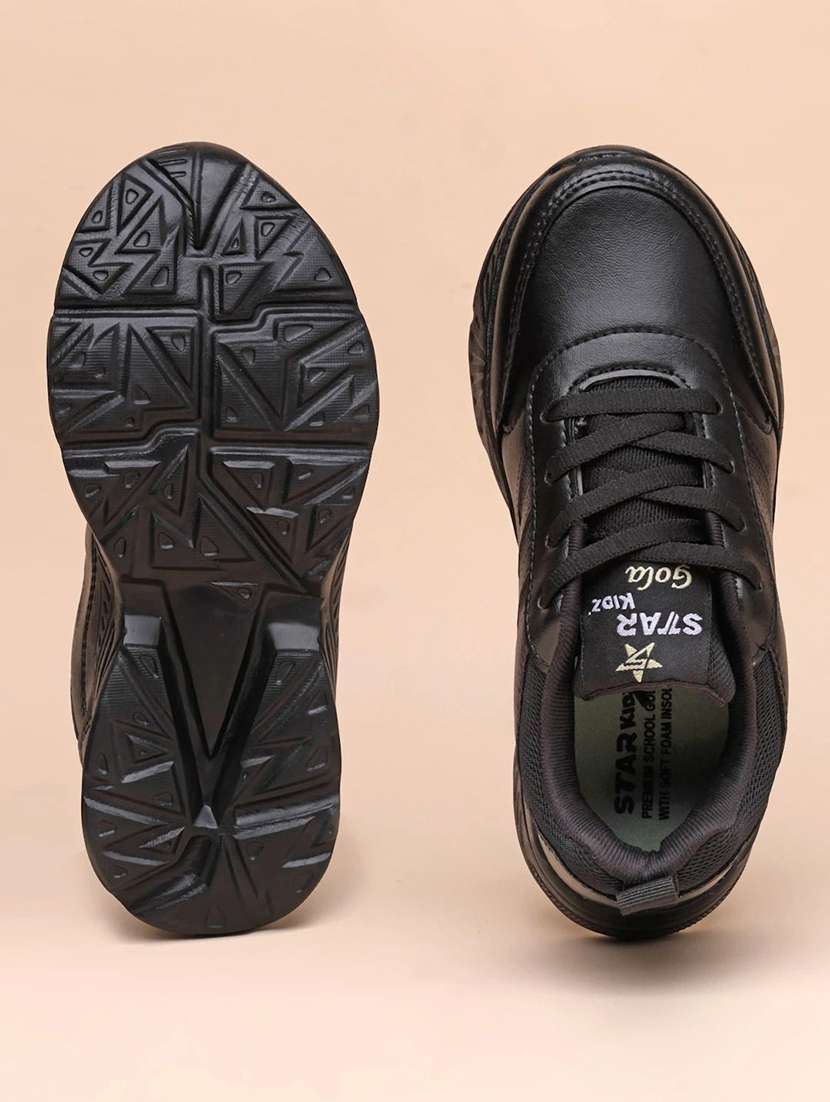 boys solid lace up sports shoes - 22557014 -  Standard Image - 2