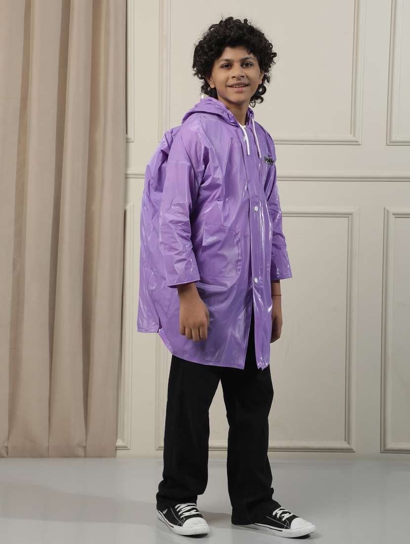 kids solid long sleeves raincoat - 22557146 -  Standard Image - 2