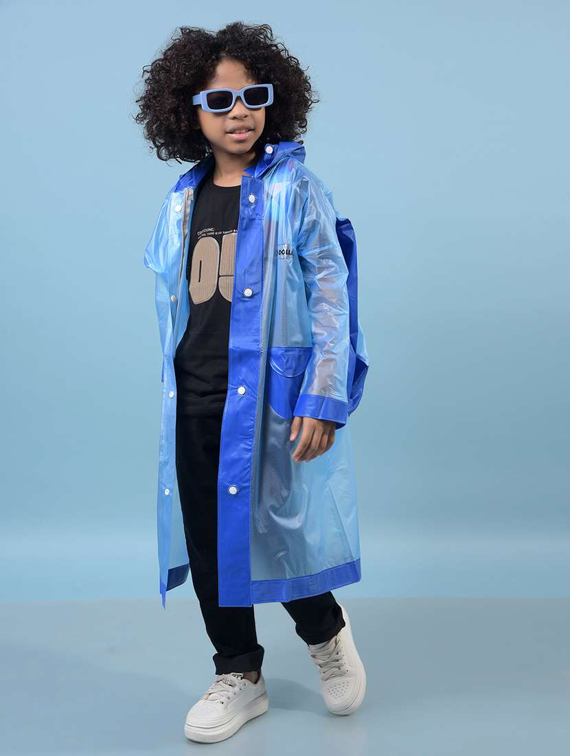 kids self design long sleeves raincoat - 22557164 -  Standard Image - 2