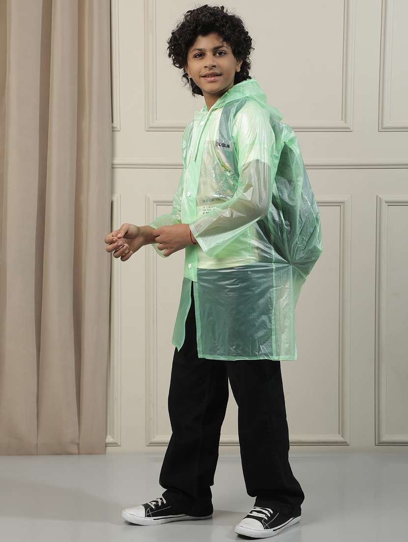 kids self design long sleeves raincoat - 22557170 -  Standard Image - 2