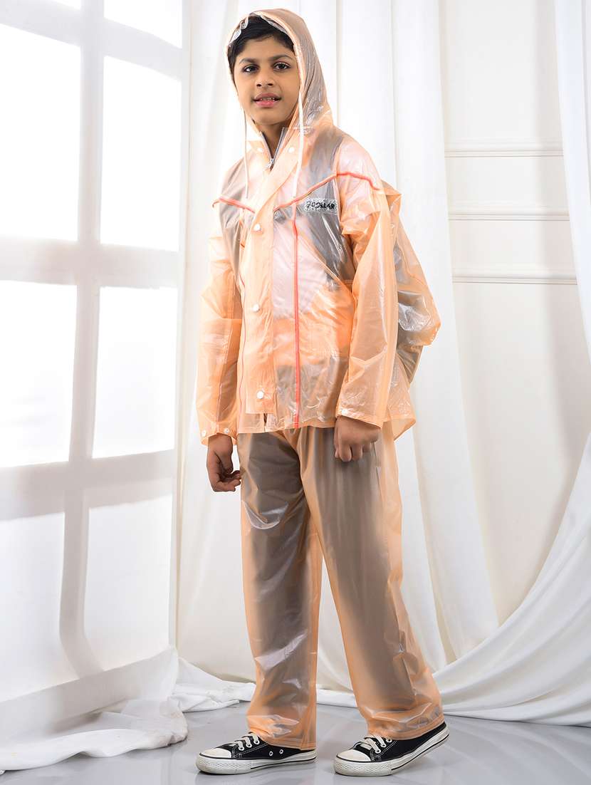 kids self design long sleeves raincoat - 22557172 -  Standard Image - 2