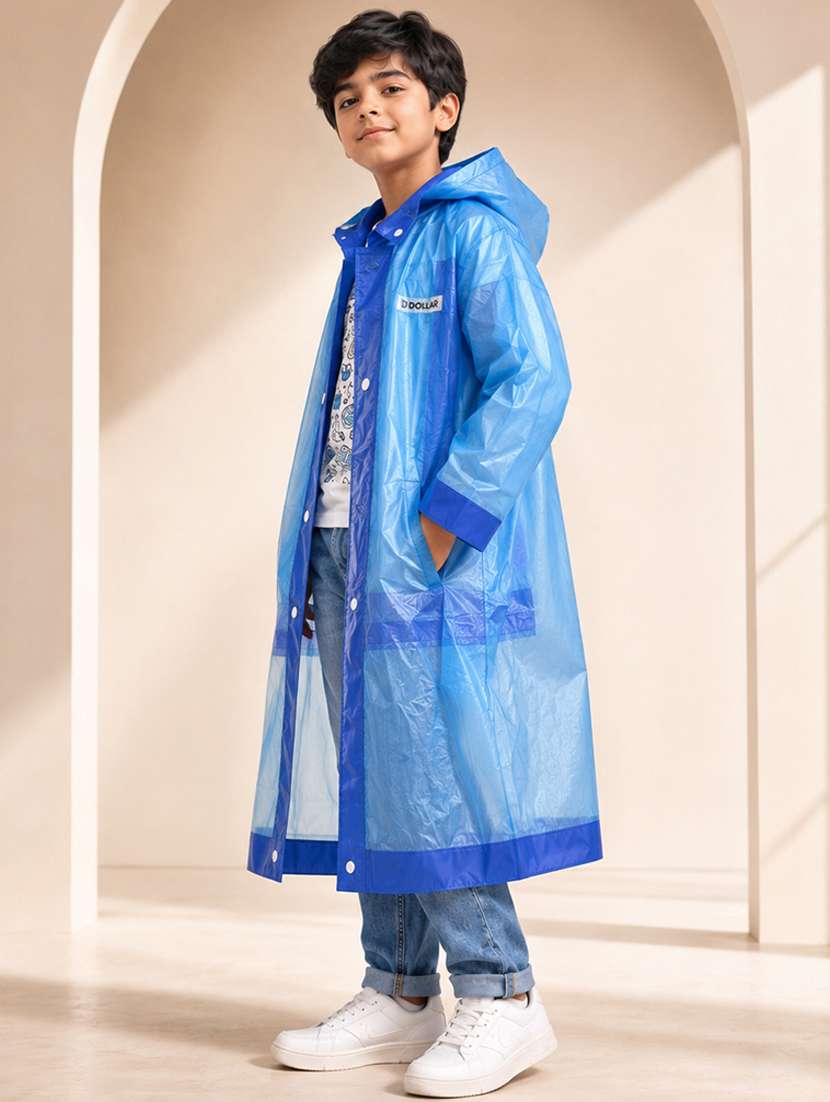 kids self design long sleeves raincoat - 22557175 -  Standard Image - 2