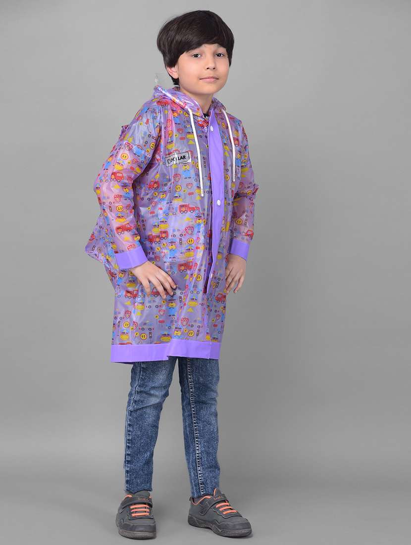 kids printed long sleeves raincoat - 22557183 -  Standard Image - 2