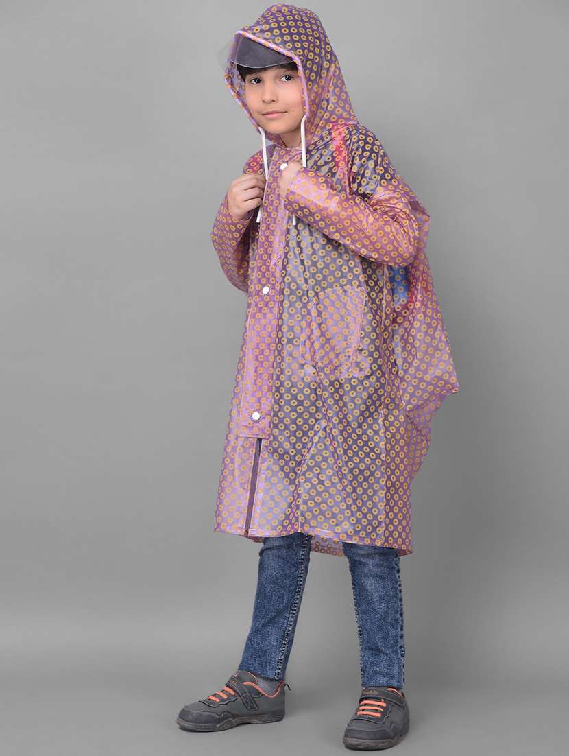kids printed long sleeves raincoat - 22557188 -  Standard Image - 2