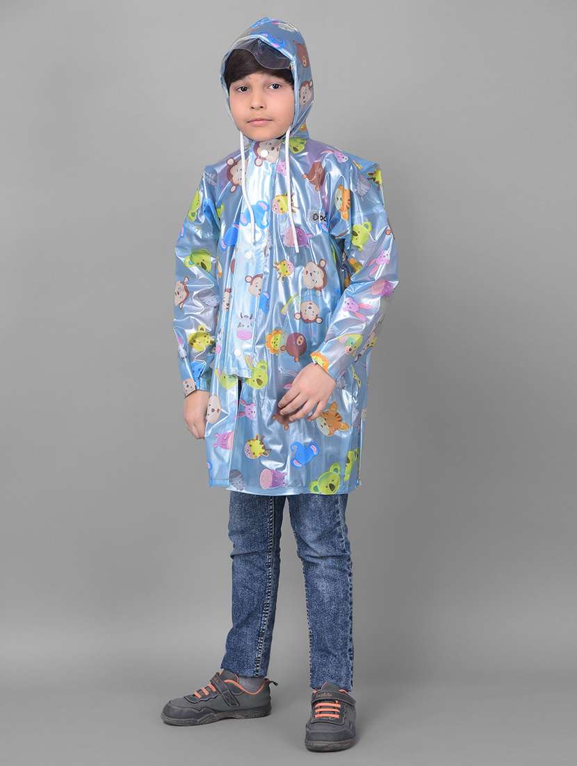 Kids Printed Long Sleeves Raincoat - 22557189 -  Standard Image - 2