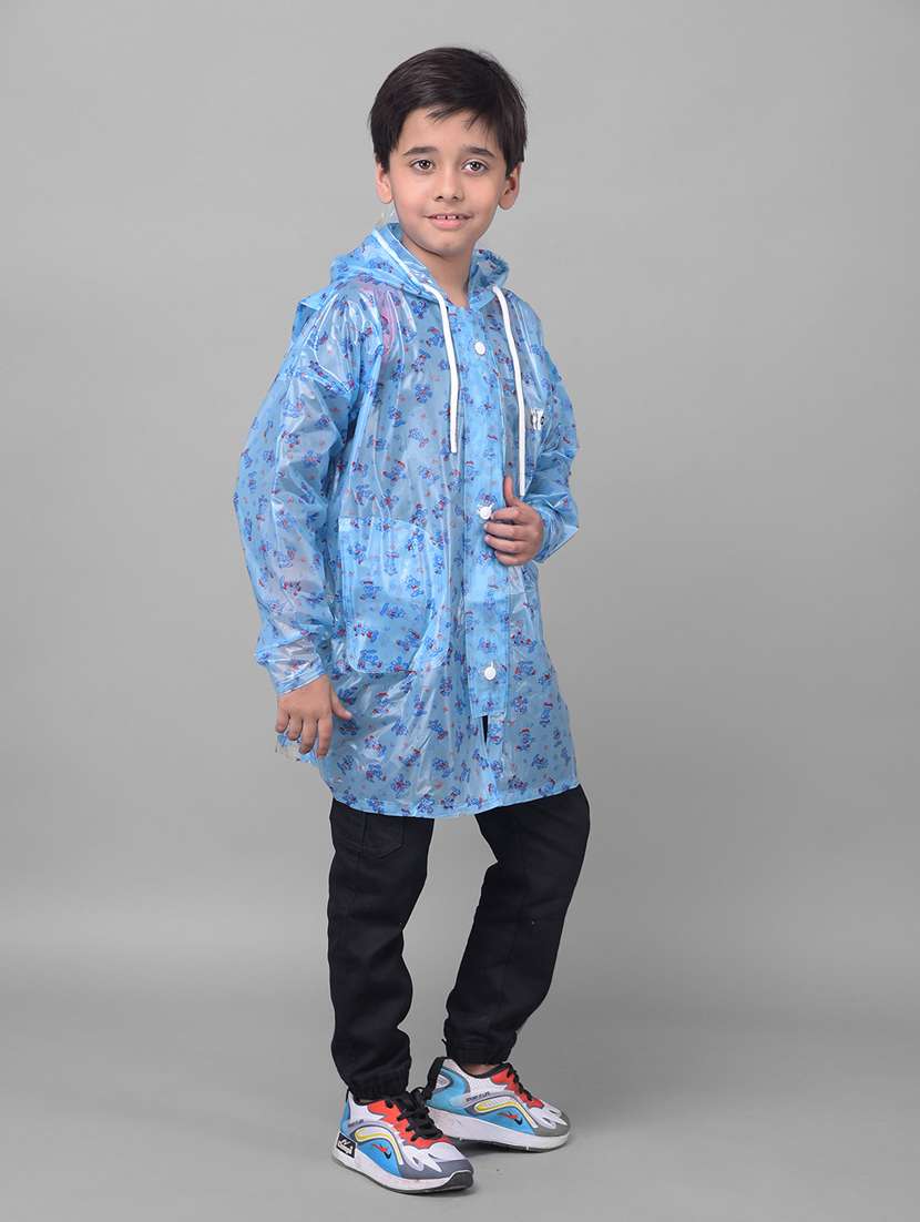 Kids Printed Long Sleeves Raincoat - 22557199 -  Standard Image - 2