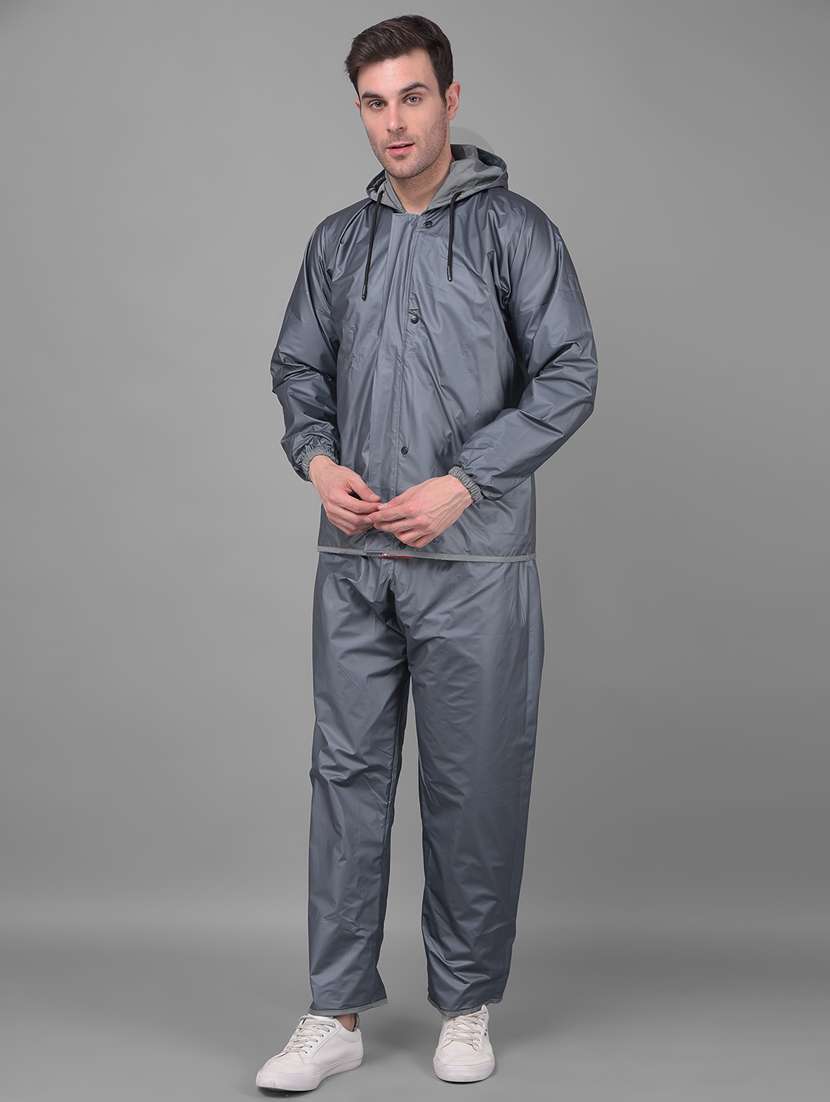 men solid long sleeve reversible rain suit set - 22557523 -  Standard Image - 2