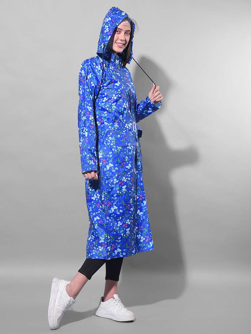women printed long sleeves raincoat - 22557705 -  Standard Image - 2
