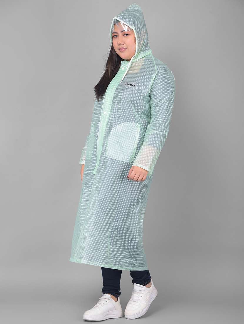 women printed long sleeves raincoat - 22557739 -  Standard Image - 2