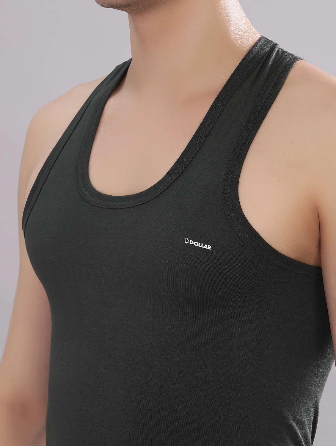 men pack of 2 solid sleeveless vest - 22557941 -  Standard Image - 2