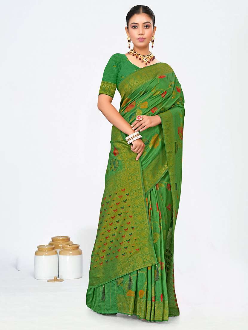 women self design banarasi saree with blouse - 22558369 -  Standard Image - 2