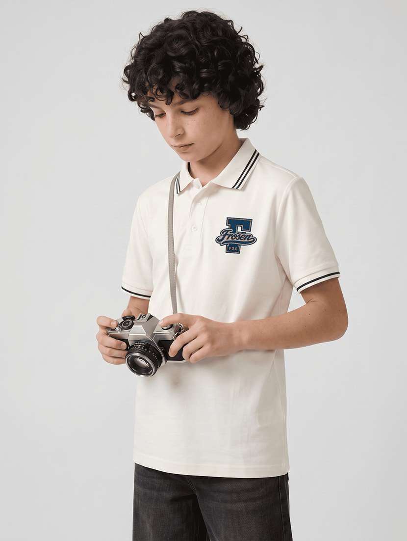 boys printed short sleeves polo t-shirt - 22558454 -  Standard Image - 2