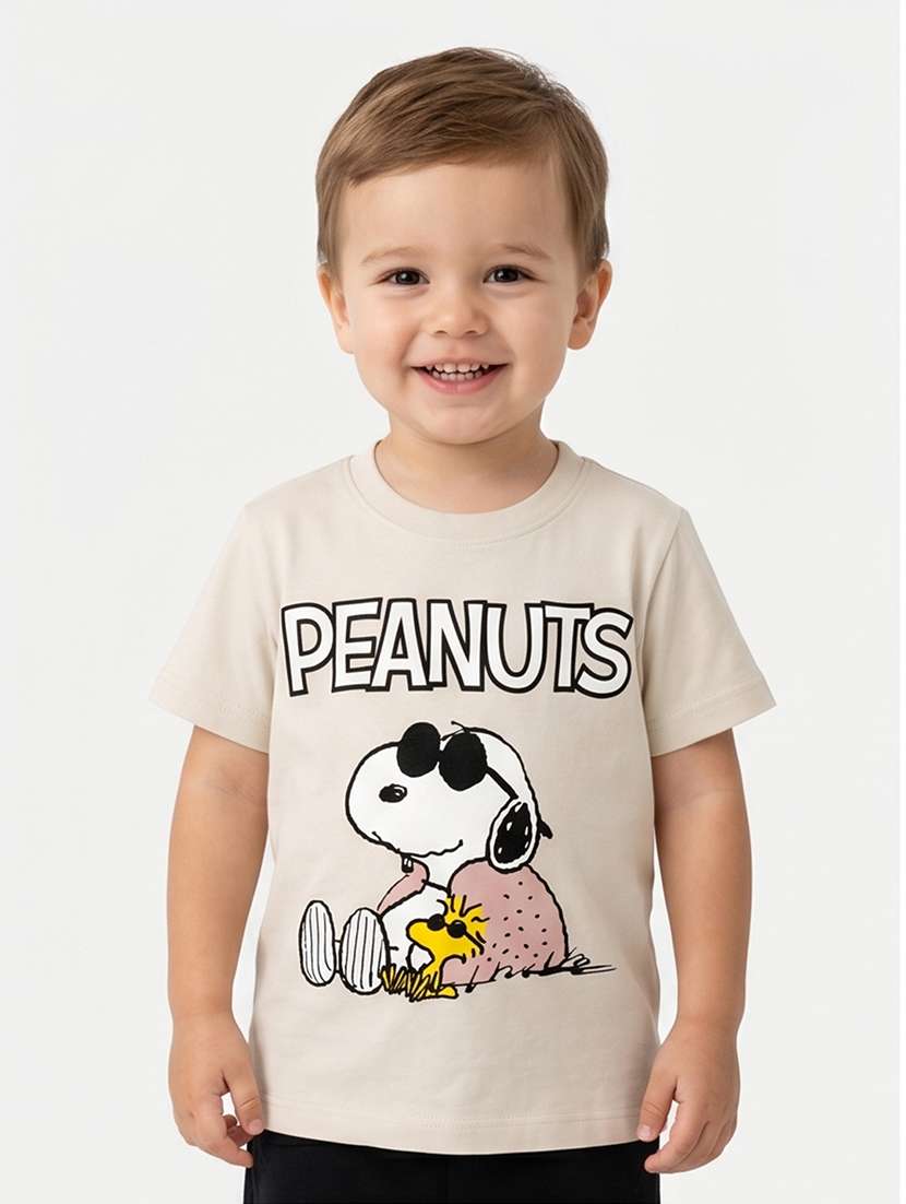 boys printed round neck regular fit t-shirt - 22558978 -  Standard Image - 2