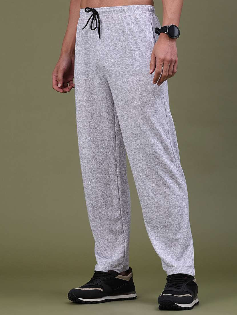 Men Solid Mid Rise Full Length Track Pant - 22562380 -  Standard Image - 2