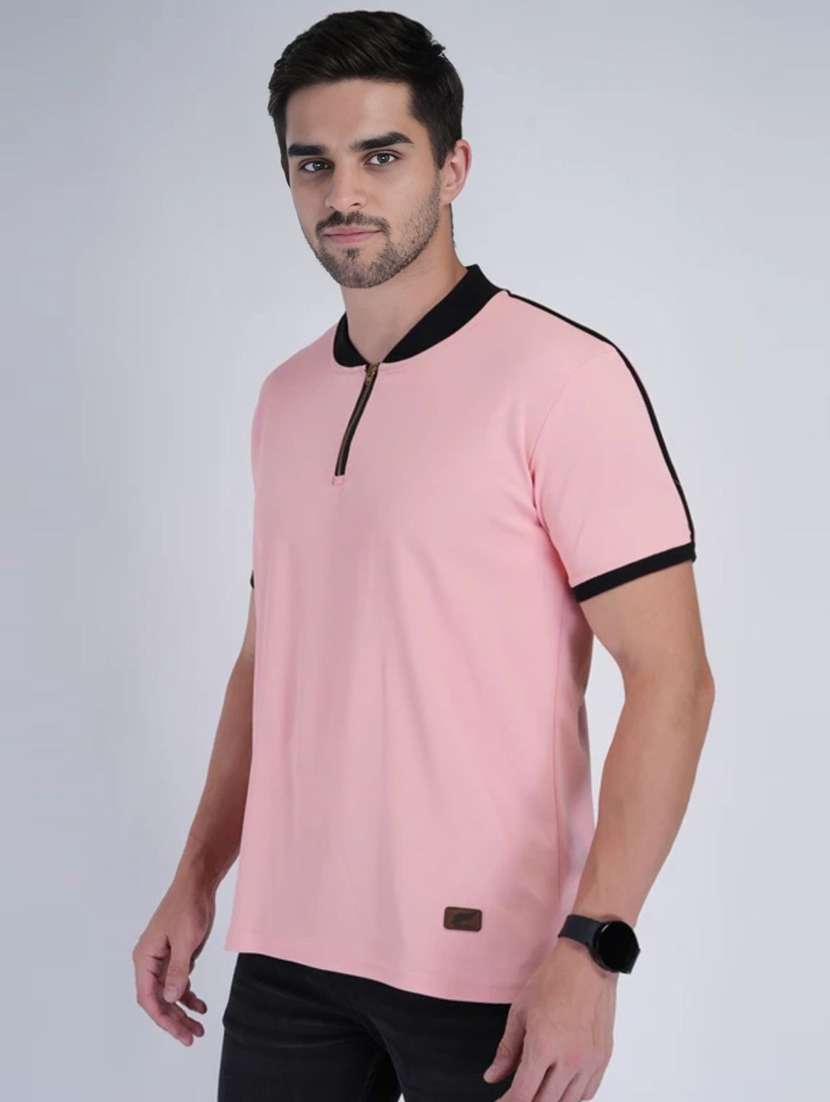 men solid short sleeves regular fit t-shirt - 22562714 -  Standard Image - 2