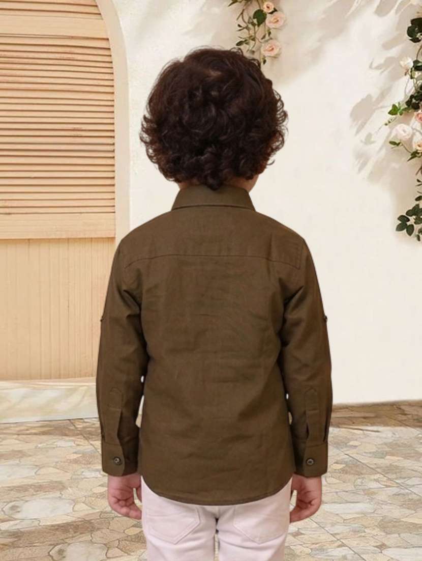 boys printed long sleeves regular fit shirt - 22562724 -  Standard Image - 2