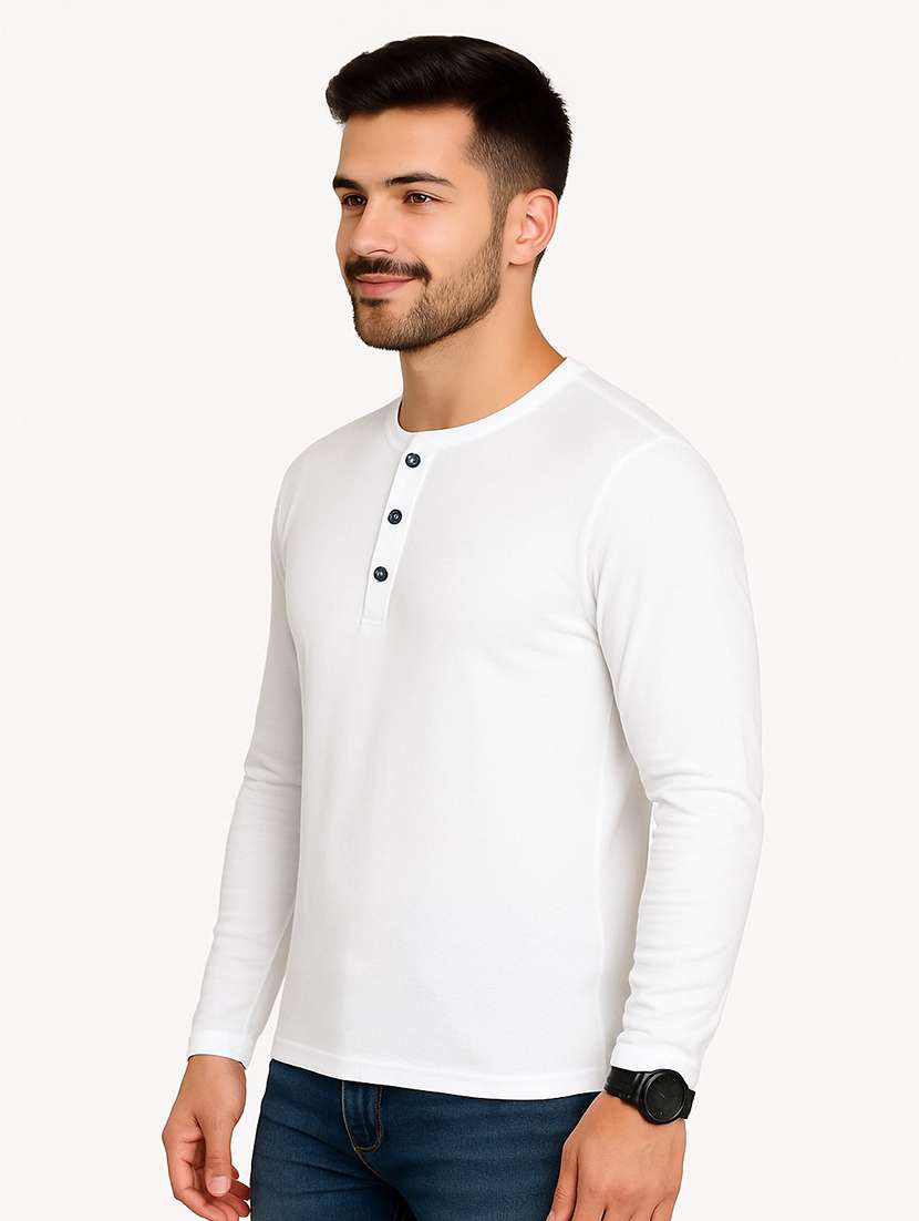 men solid long sleeves regular fit t-shirt - 22563368 -  Standard Image - 2