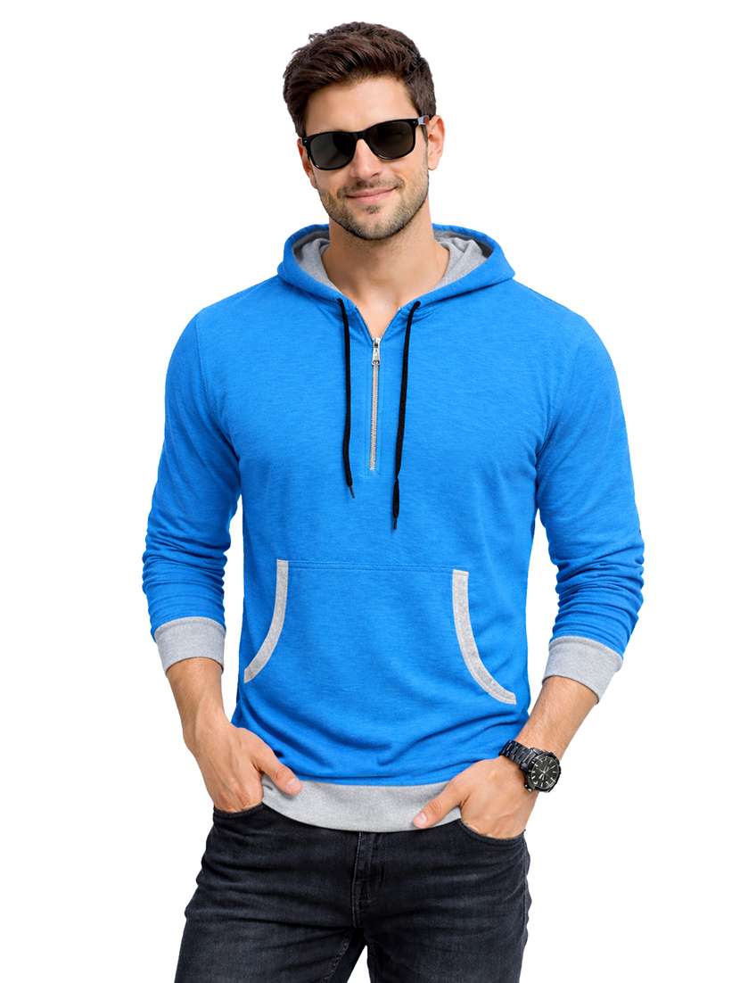 men solid long sleeve regular fit t-shirt