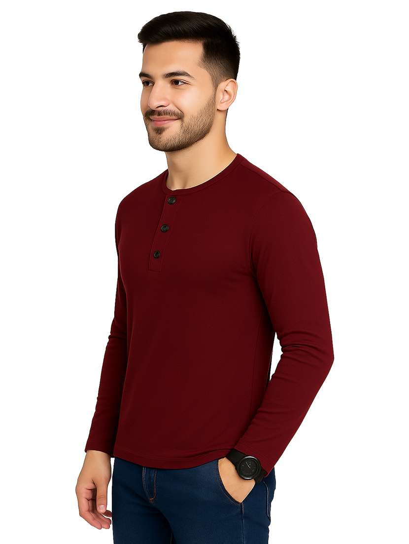 men solid long sleeve regular fit t-shirt - 22563442 -  Standard Image - 2