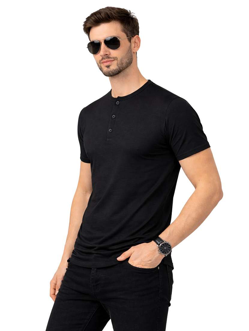 men solid short sleeve regular fit t-shirt - 22563710 -  Standard Image - 2