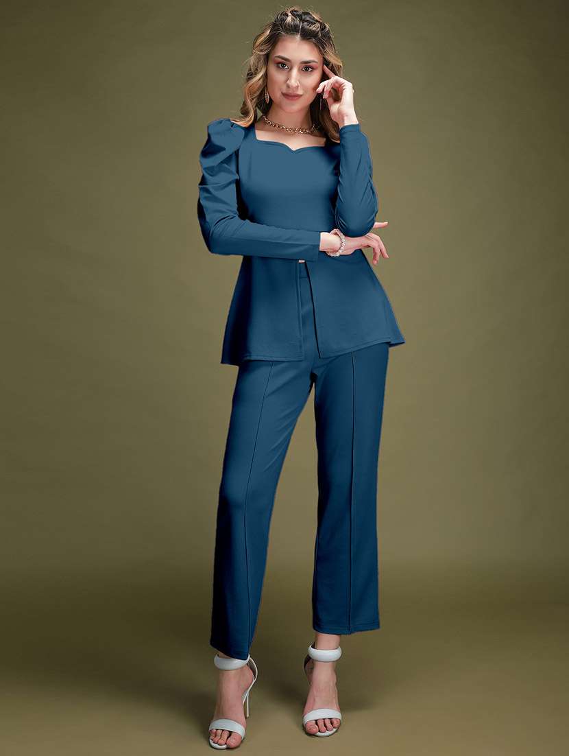 ai aqua lycra top and trouser set coord - 22563819 -  Standard Image - 2