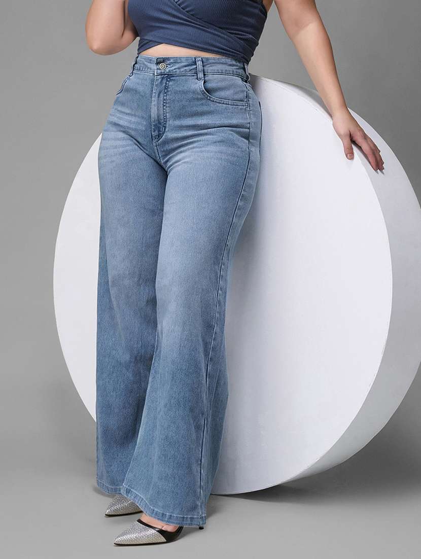light blue denim jeans