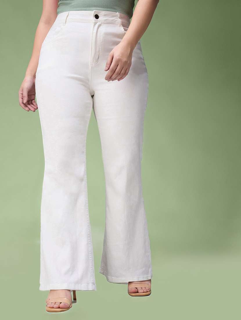 white denim jeans