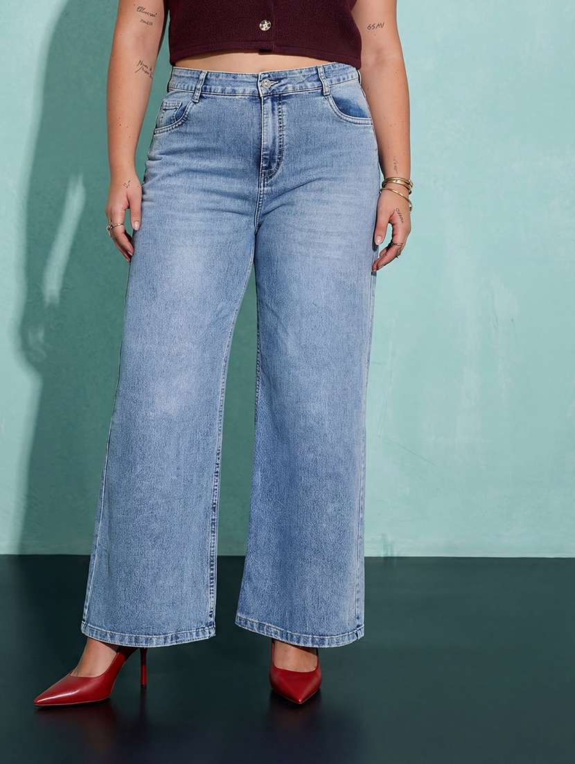 light blue denim jeans
