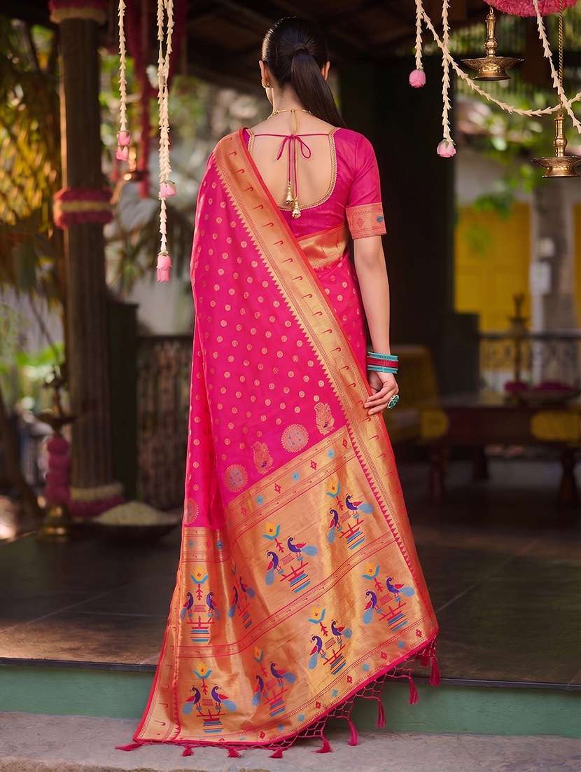 women self design paithani saree with blouse - 22564971 -  Standard Image - 2