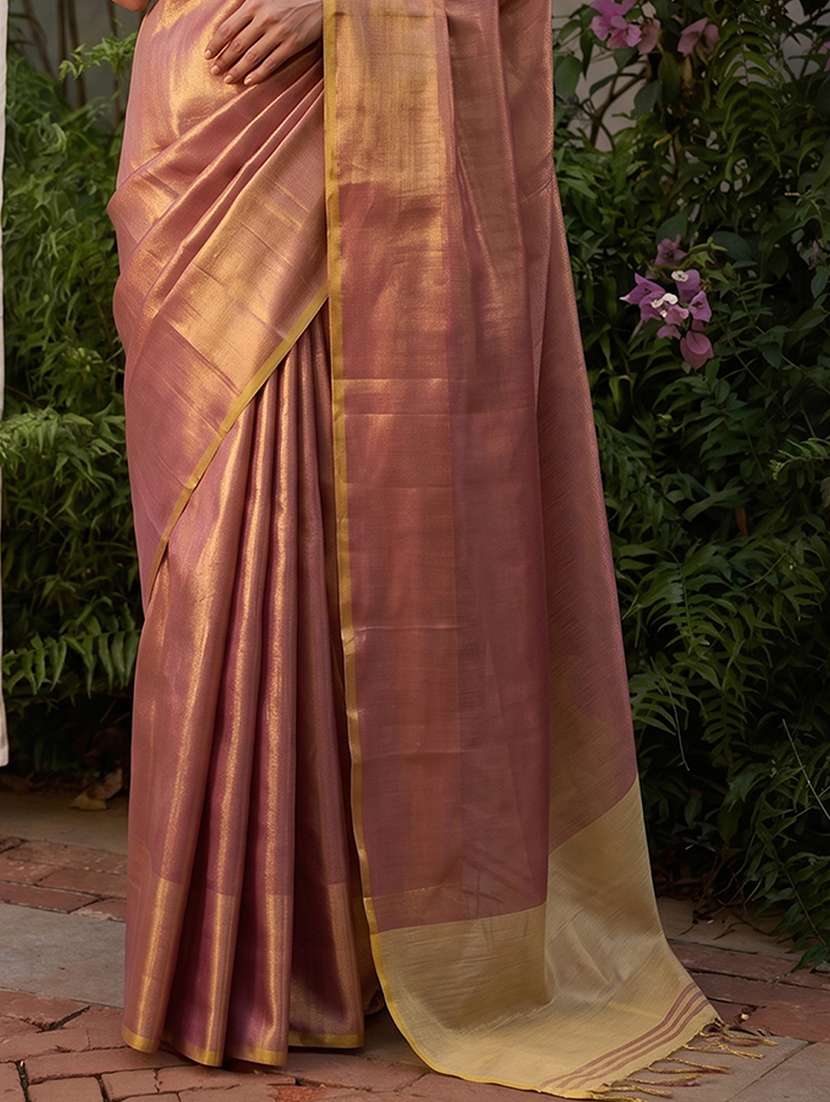 women solid plain saree with blouse - 22564998 -  Standard Image - 2