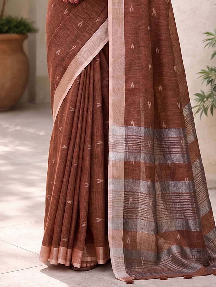 women self design handloom saree with blouse - 22565063 -  Standard Image - 2