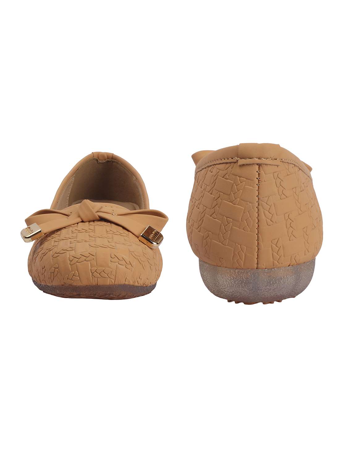 women textured slip on ballerina - 22565129 -  Standard Image - 2