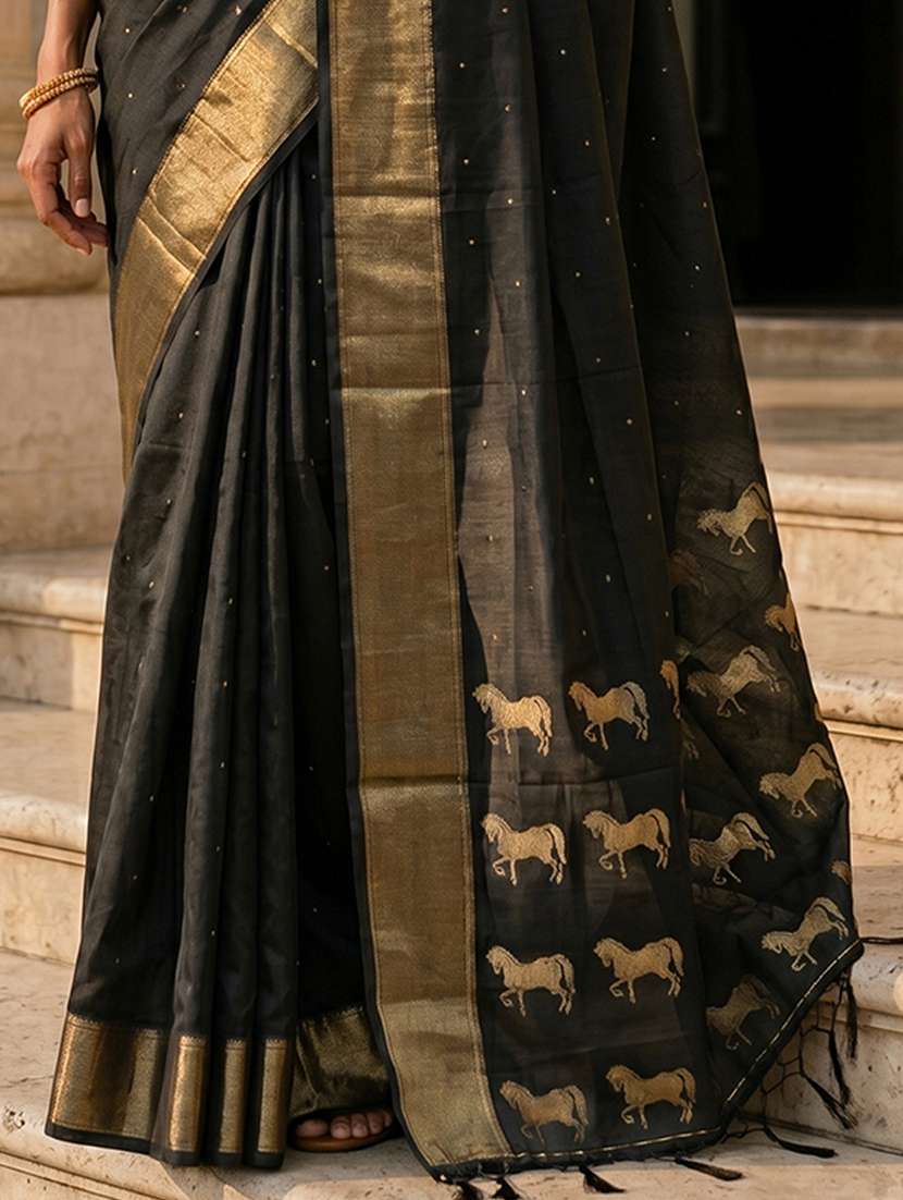 women self design bordered saree with blouse - 22565241 -  Standard Image - 2
