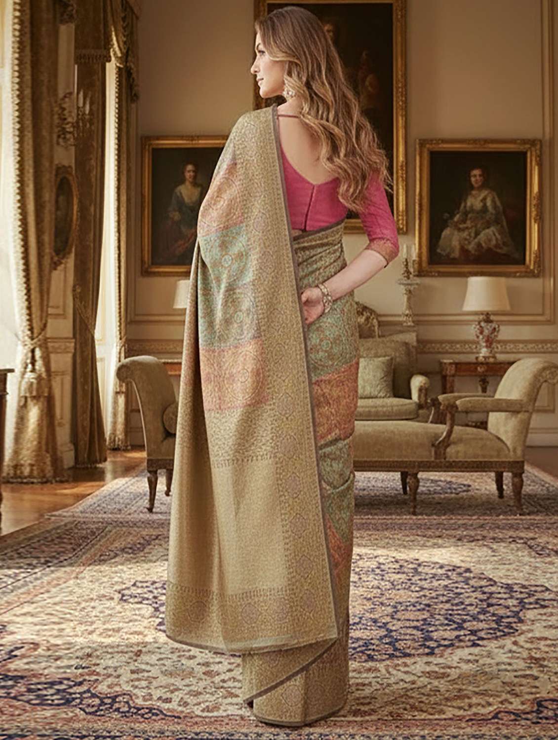 Women Self Design Banarasi Saree - 22565644 -  Standard Image - 2