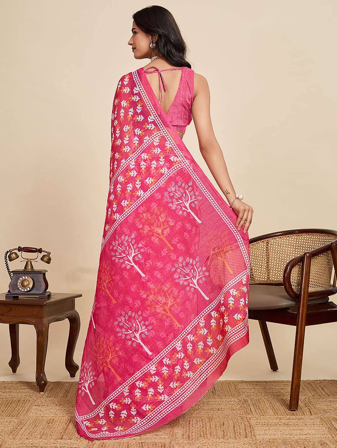 women printed casual wear saree - 22565651 -  Standard Image - 2
