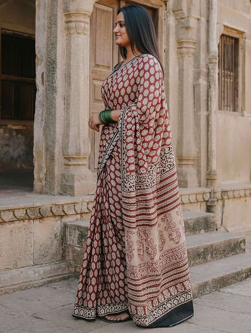 women printed casual wear saree - 22565681 -  Standard Image - 2