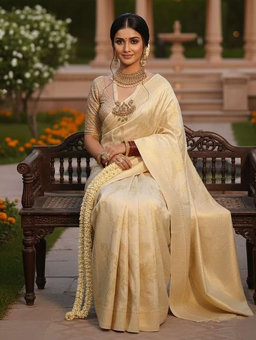 women self design banarasi saree with blouse - 22565698 -  Standard Image - 2