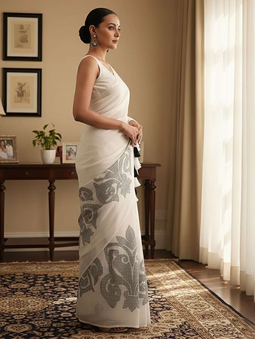 women printed casual wear saree - 22565768 -  Standard Image - 2