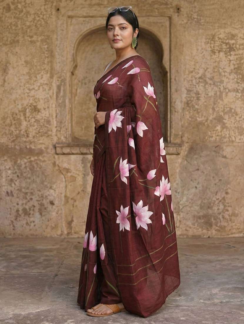women printed casual wear saree - 22565894 -  Standard Image - 2