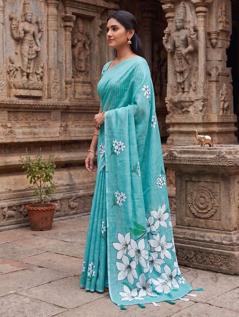 women printed casual wear saree - 22566043 -  Standard Image - 2