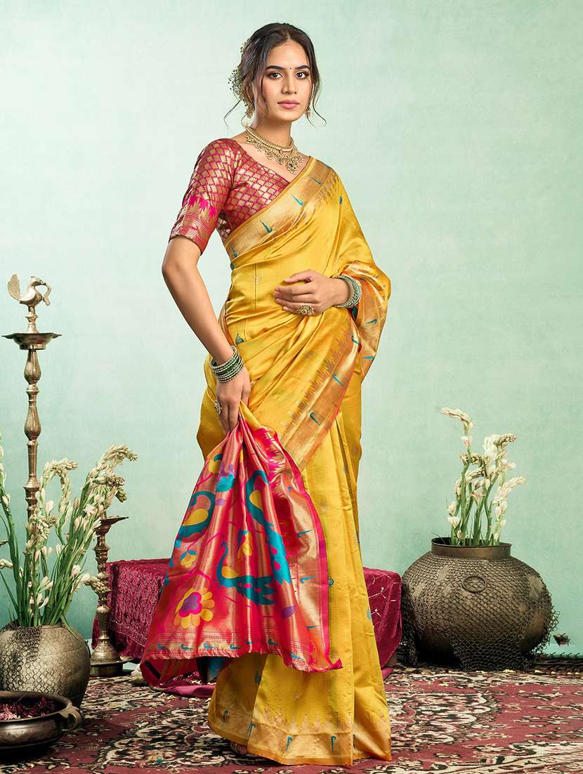 women self design paithani saree - 22566081 -  Standard Image - 2