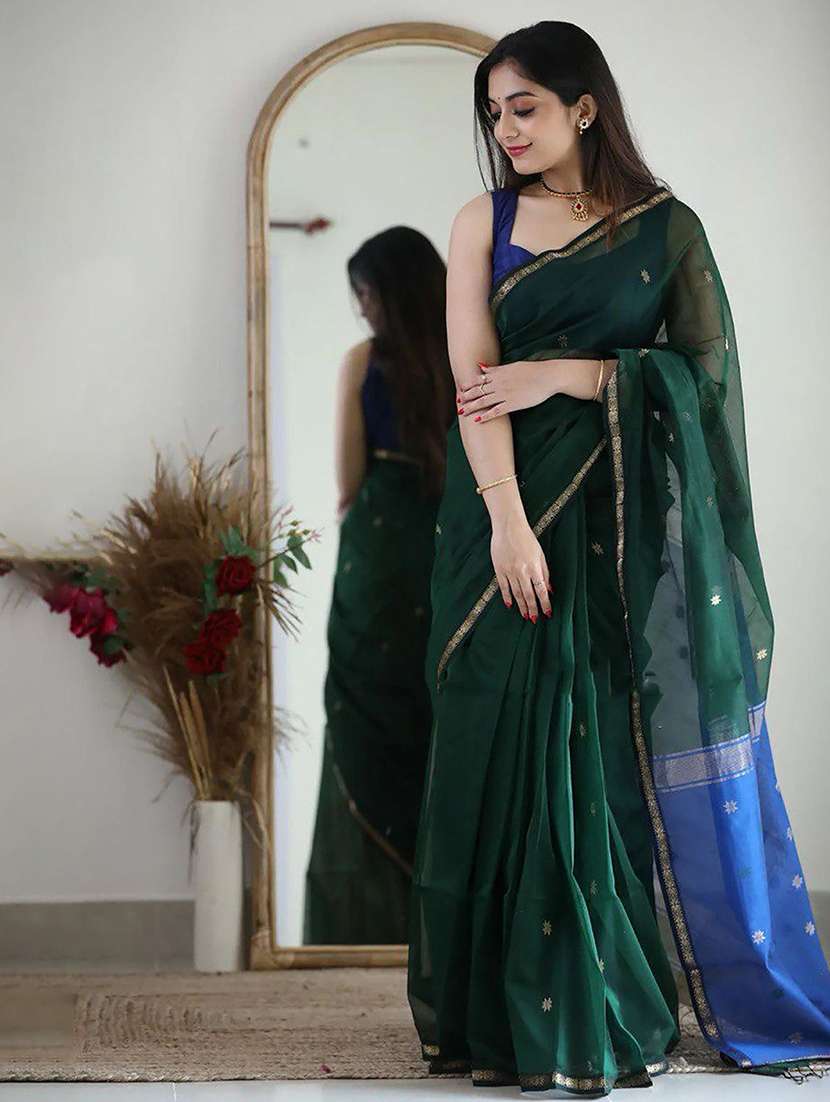 women self design southern silk saree with blouse - 22566320 -  Standard Image - 2