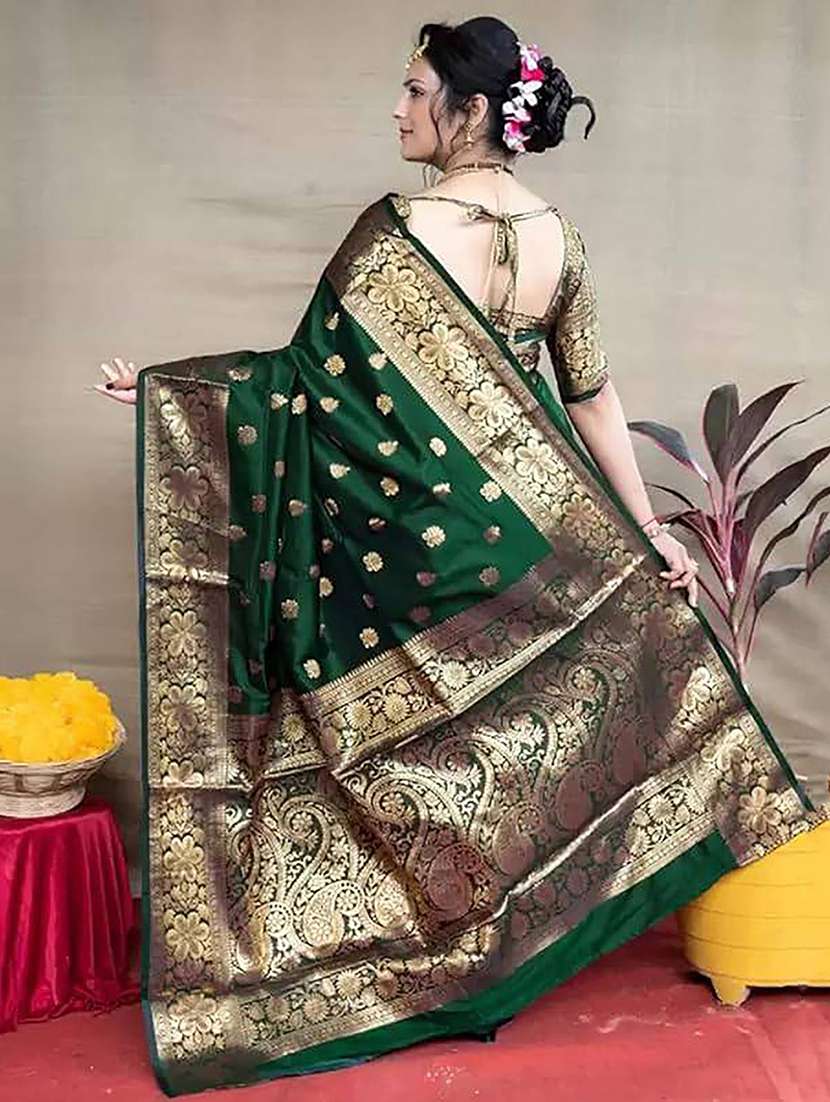 Women Self Design Banarasi Saree - 22566363 -  Standard Image - 2