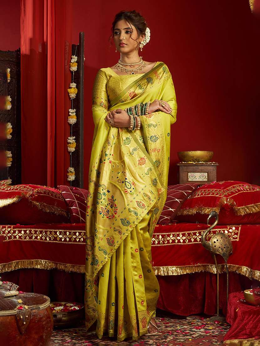 women self design paithani saree with blouse - 22566392 -  Standard Image - 2