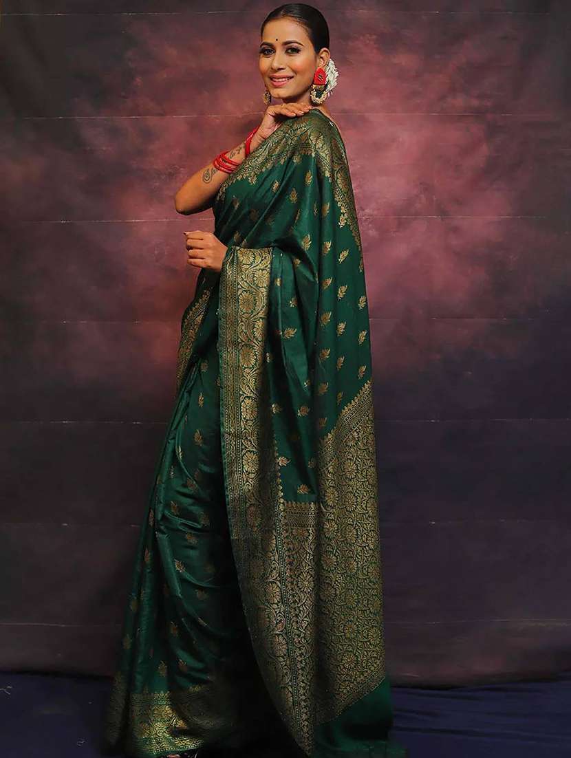Women Self Design Banarasi Saree - 22566399 -  Standard Image - 2