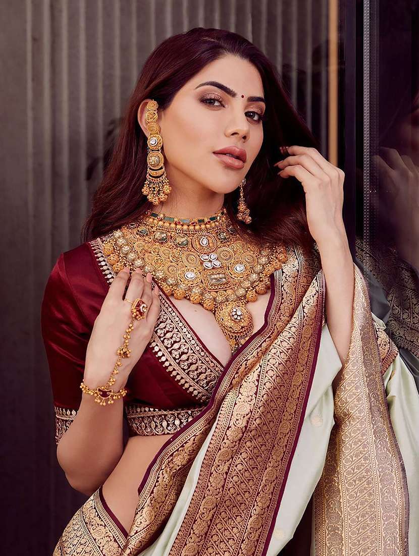 Women Self Design Banarasi Saree - 22566462 -  Standard Image - 2