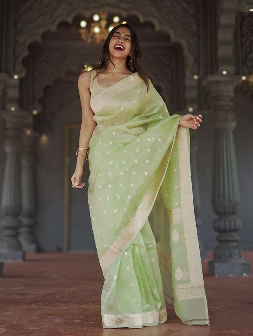 women self design bordered saree with blouse - 22566480 -  Standard Image - 2