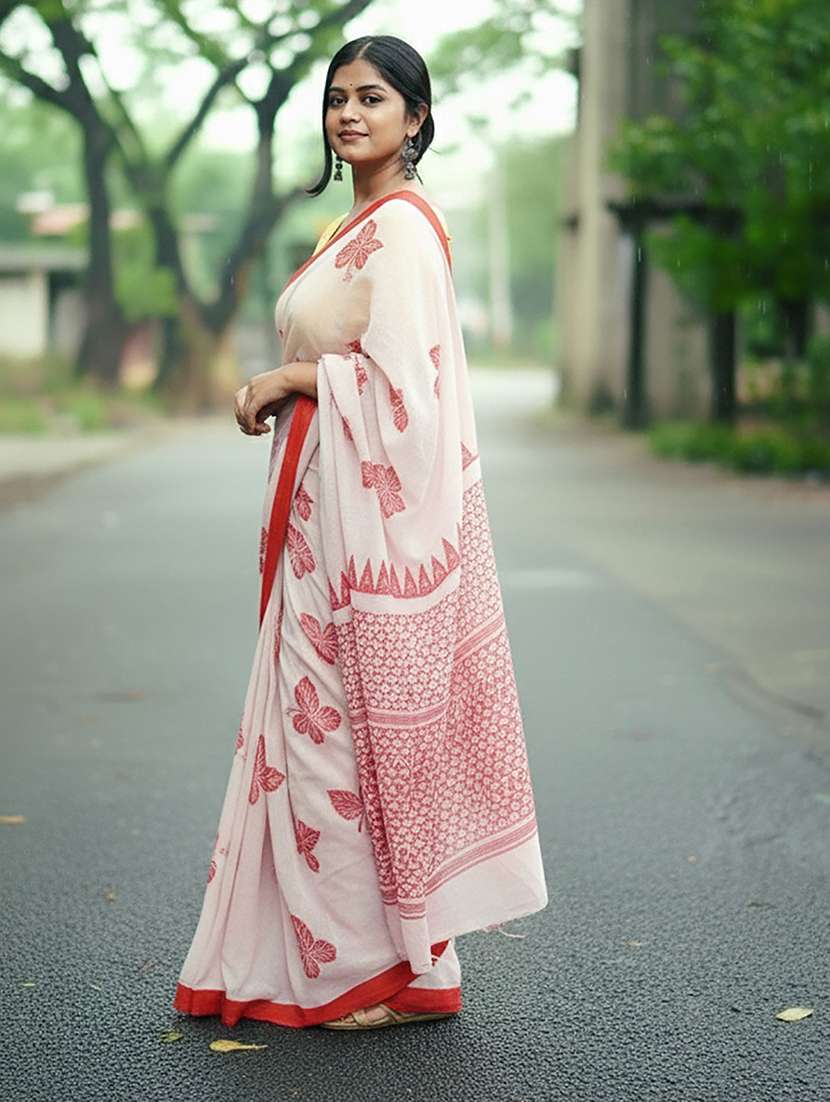 women printed casual wear saree - 22566684 -  Standard Image - 2